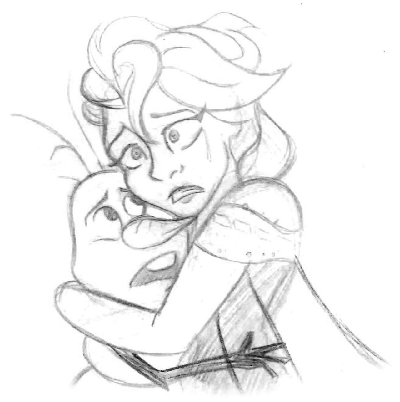 1280x1285 Frozen Immagini Elsa And Olaf Hd Wallpaper And Background Foto - Olaf Frozen Sketch