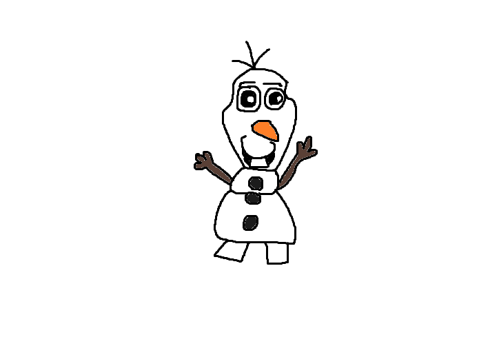 695x489 Fanart Mouse101 - Olaf Sketch