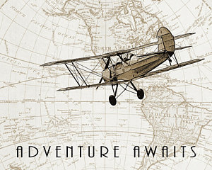 300x240 Vintage Aircraft Drawings Fine Art America - Old Airplane Sketch