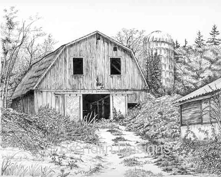 Old Barn Sketches At Paintingvalley Com Explore Collection Of