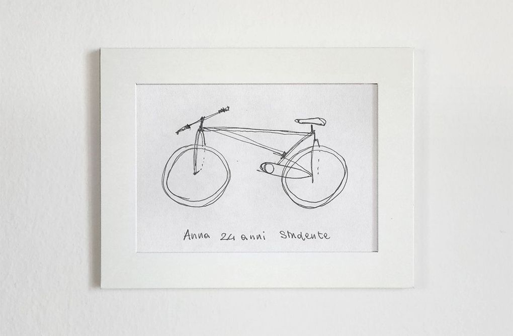 1020x668 Drawn Bike Old Bicycle - Old Bicycle Sketch