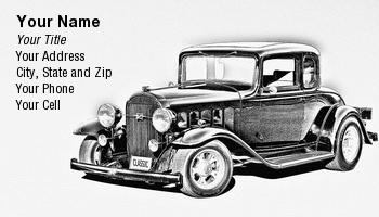 350x200 Template At92752 25 Auto Old Buick Pencil Sketch.tif - Old Car Sketch