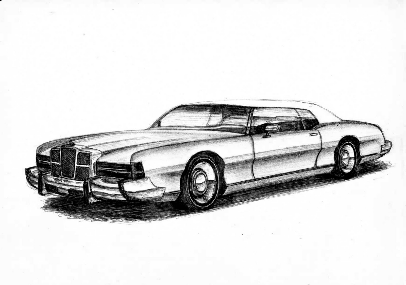 1600x1125 Banzay Wind Sketch Old Style Car Sketches - Old Car Sketch