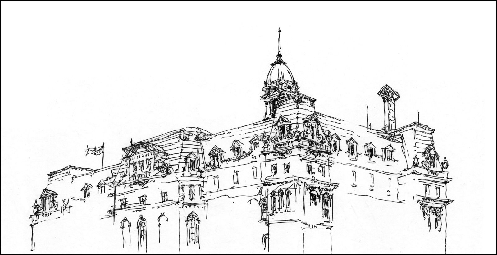 1600x821 Wandering Eye Urban Sketchers - Old City Sketch