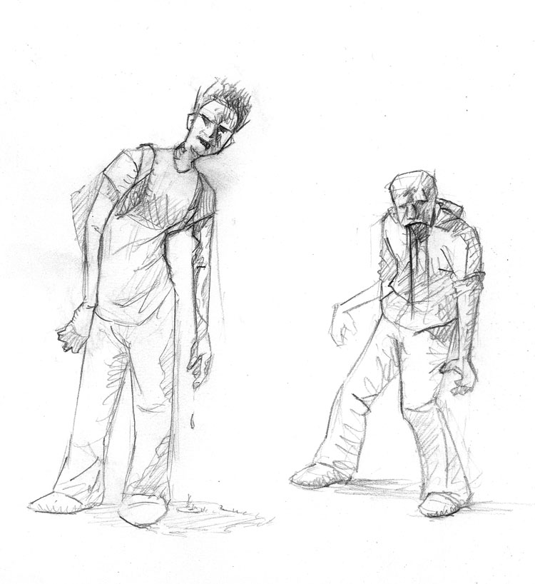 750x818 A Couple Old, A Couple New Sketch Pad - Old Couple Sketch