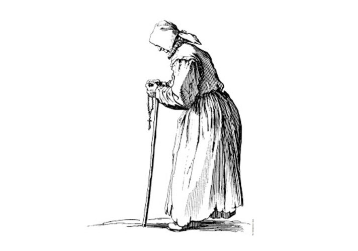 712x500 The Old Lady And The Corner The Cultured Cow - Old Lady Sketch