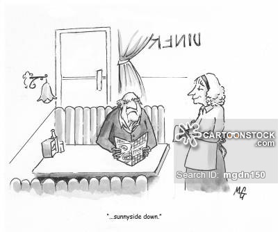 400x334 Dour Old Man Cartoons And Comics - Old Man Cartoon Sketch