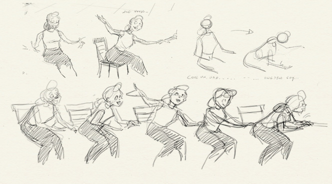 664x368 Grumpy Old Men Process Of An Animation Exercise Creativitywise - Old Man Cartoon Sketch