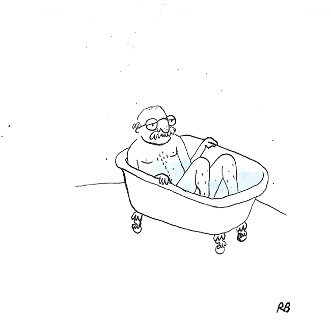 650x655 Old Man Animation Gif By Rjblomberg - Old Man Cartoon Sketch