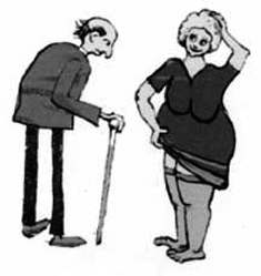 235x249 Caption Wanted For My Cartoons - Old Man Cartoon Sketch