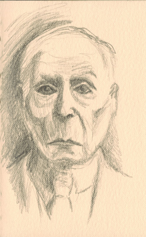 495x800 Pencil Sketch Of Old Man Manticoprolite - Old Man Face Sketch