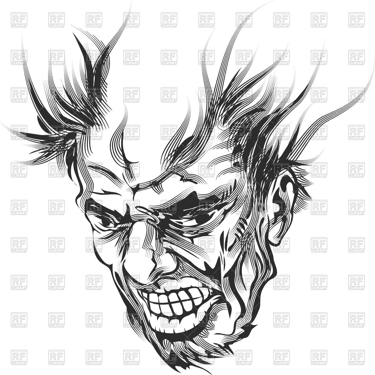 1200x1200 Furious Old Man Drawn In Retro Ink Sketch Style Vector Image - Old Man Sketch