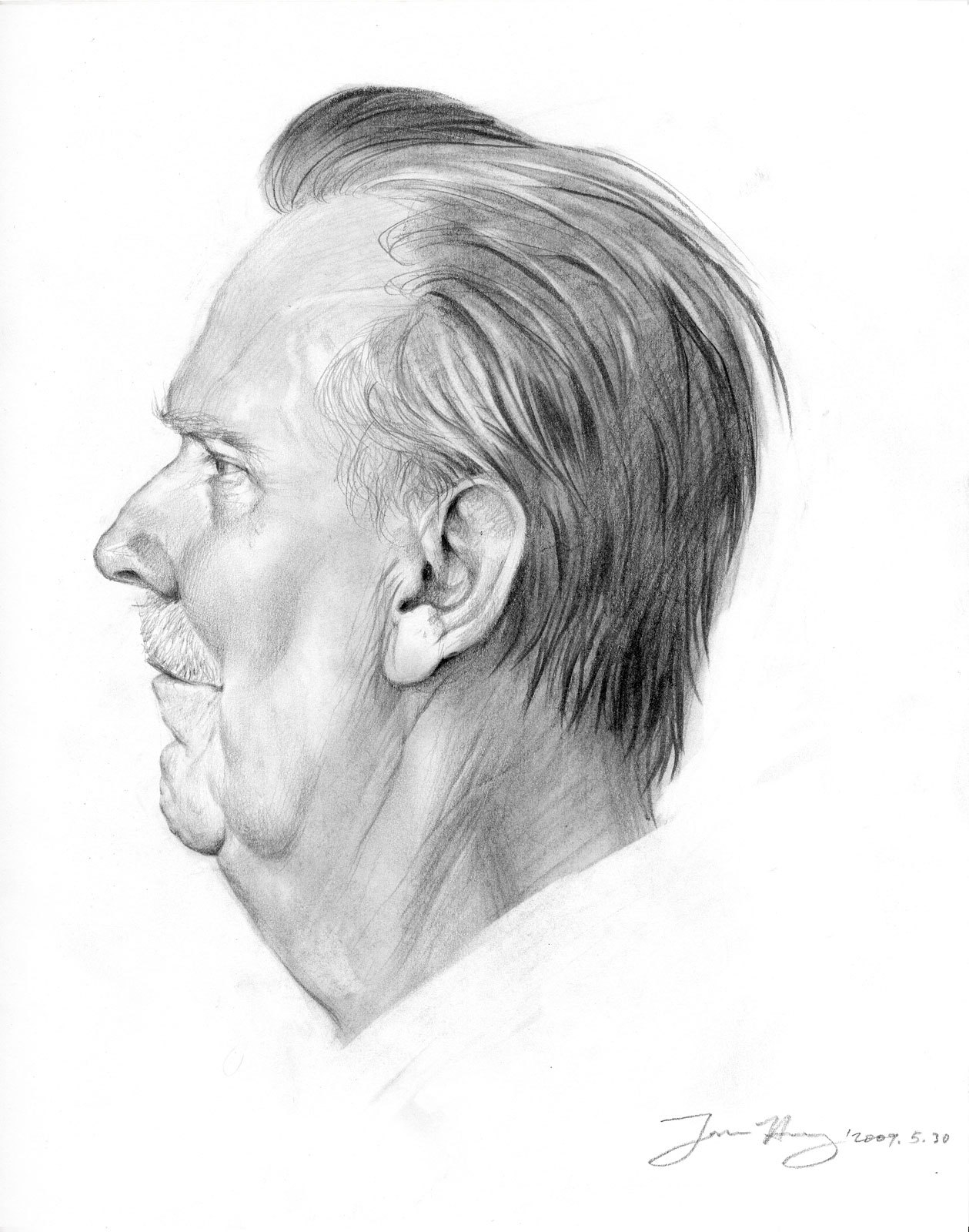 1259x1600 Old Man Sketch - Old Man Sketch