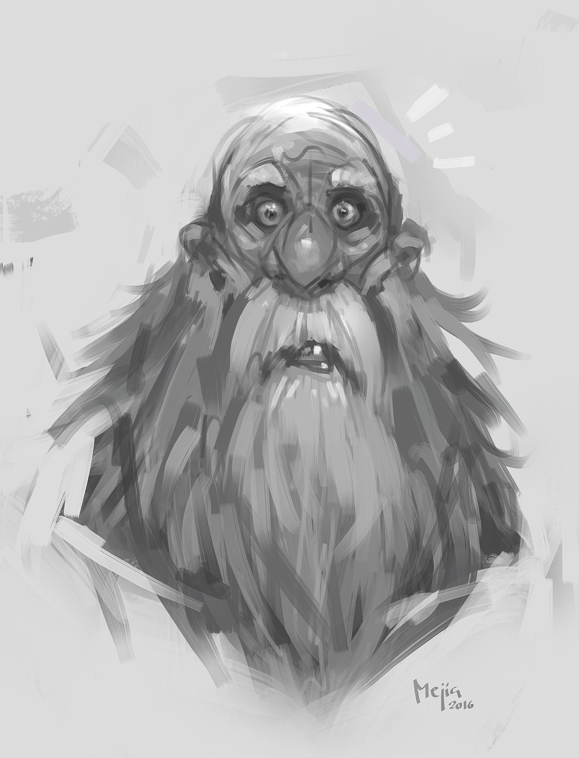 1170x1532 Luis - Old Man Sketch