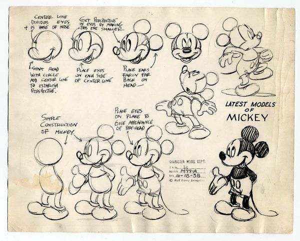 600x482 How To Draw Mickey Mouse By ~bigtoon Drawing - Old Mickey Mouse Sketch