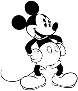 258x300 Collection Of Free Mickey Drawing Original. Download On Ubisafe - Old Mickey Mouse Sketch