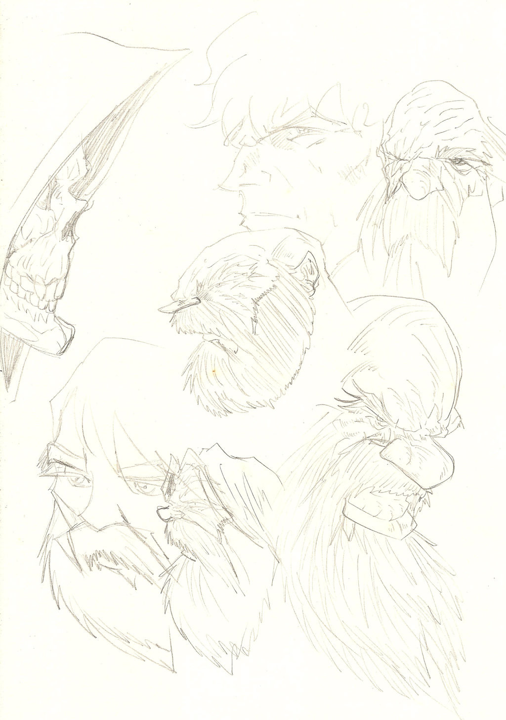 1024x1456 Ariel Duran - Old People Sketch