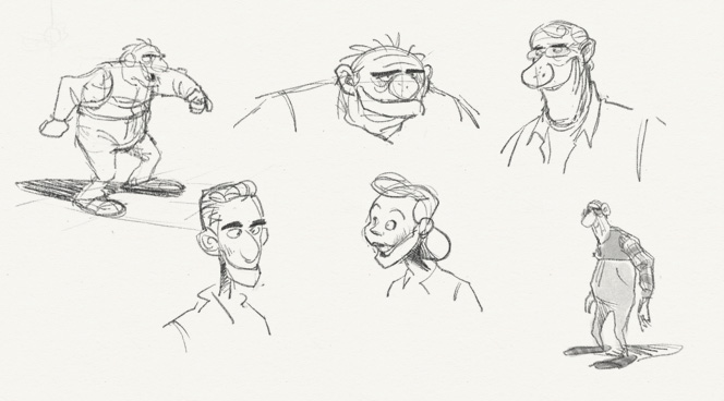 664x368 Grumpy Old Men Process Of An Animation Exercise Creativitywise - Old Person Sketch