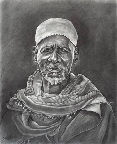 375x460 Le Vieux Forgeron Du Village - Old Person Sketch