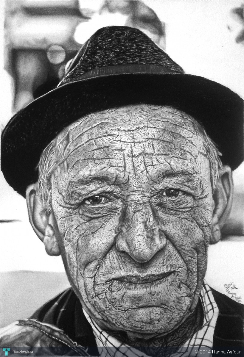 819x1200 Old Man Pencil Drawing Touchtalent - Old Person Sketch