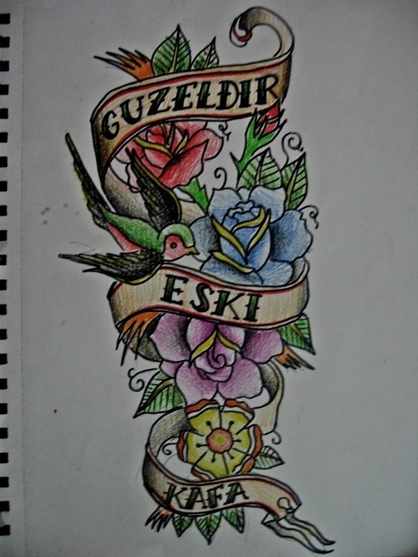 600x800 Old School Tattoo Sketch By Can Imamoglu By Thejjoy - Old School Sketch