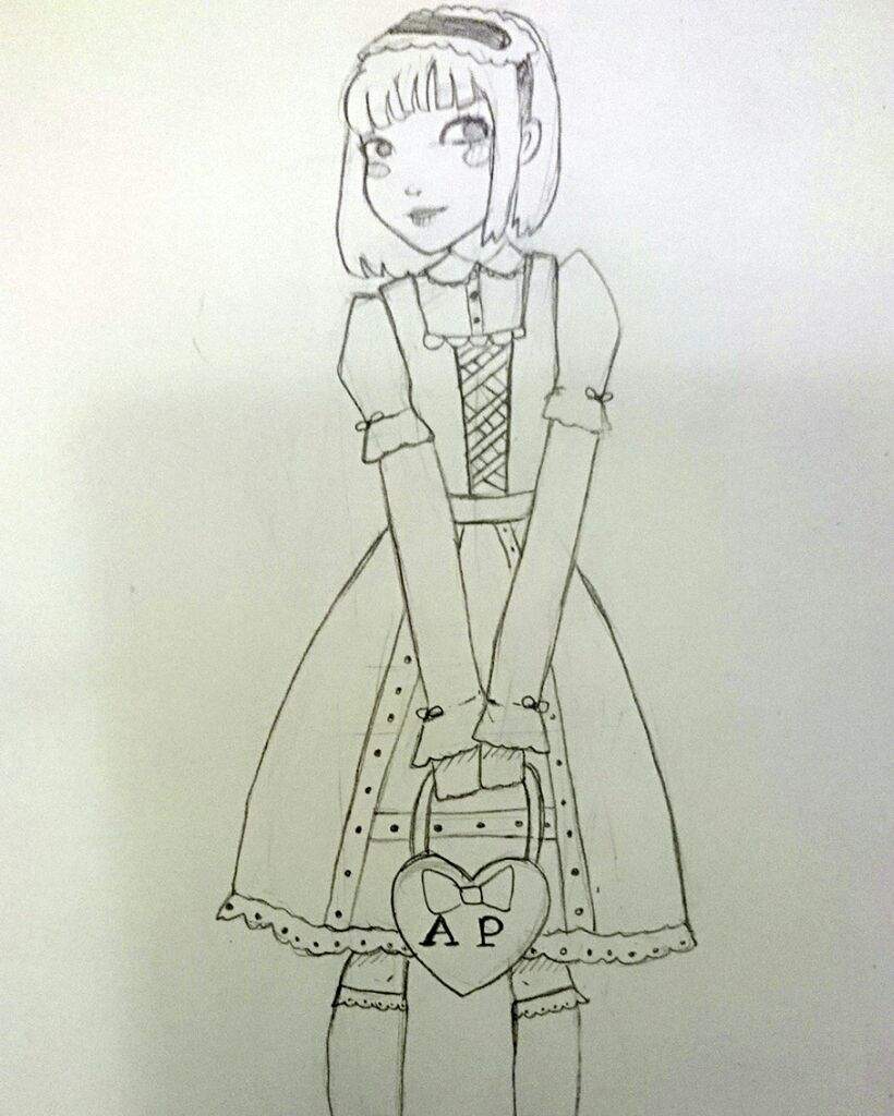820x1024 Old School Sketch Lolita Amino - Old School Sketch