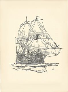 Old Ship Sketch