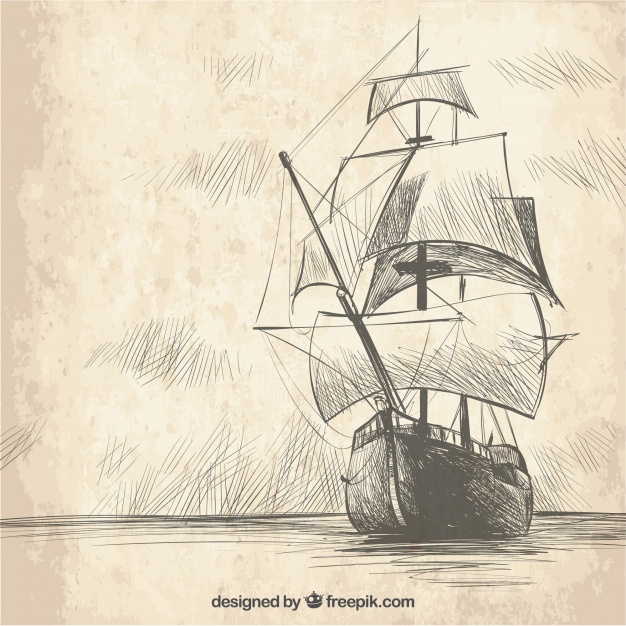 626x626 Old Ships Vectors, Photos And Psd Files Free Download - Old Ship Sketch