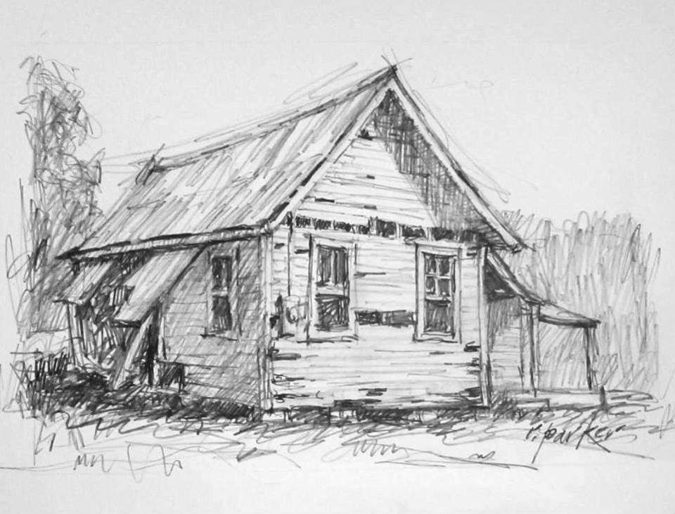 960x730 Sketches (Pencil Amp Ink), Sketching Old Home - Old Sketches