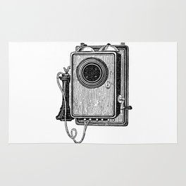 264x264 Old Telephone Rugs Society6 - Old Telephone Sketch