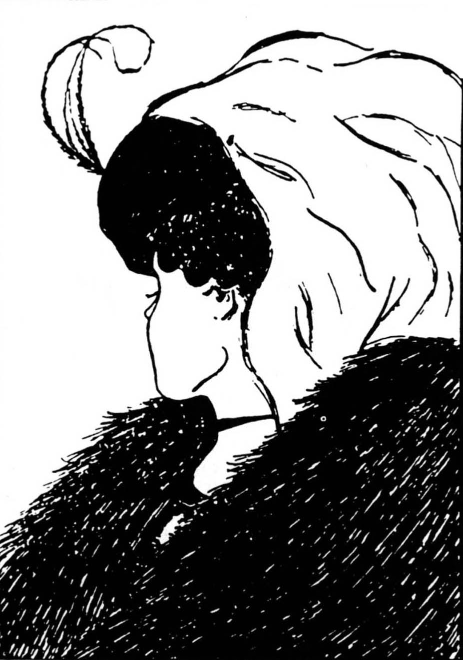 927x1321 The Classic Optical Illusion A Beautiful Young Lady Or An Ugly - Old Woman Sketch