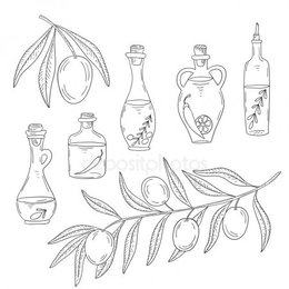 260x260 Download Olive Clipart Olive Sketch - Olive Sketch