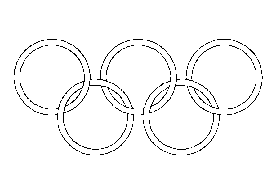 890x618 Olympic Drawing, Pencil, Sketch, Colorful, Realistic Art Images - Olympic Rings Sketch