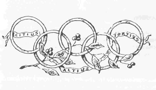 500x289 The Olympic Rings Sports Amp Society - Olympic Rings Sketch