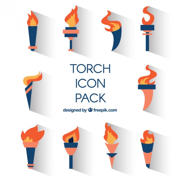 626x626 Olympic Torch Vectors, Photos And Psd Files Free Download - Olympic Torch Sketch