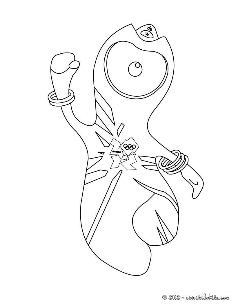 821x1061 Olympic Games Coloring Pages - Olympics Sketch