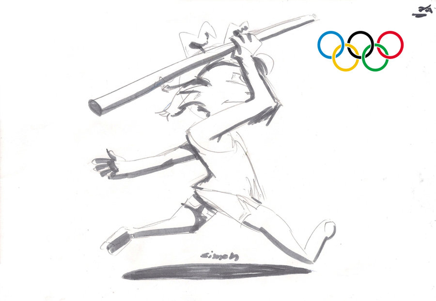 900x622 Olympics Sketch By Gajebump - Olympics Sketch