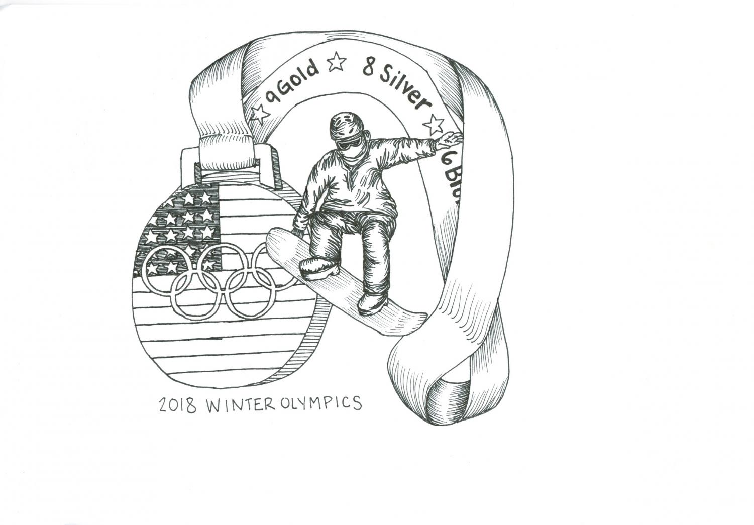 1501x1045 Usa Olympics Team Merits Appreciation Kmc Crusade - Olympics Sketch