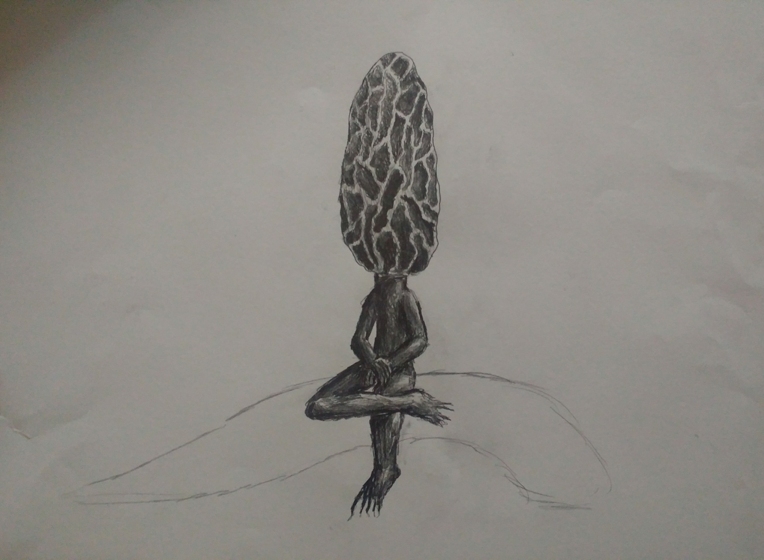 2612x1915 My Brother Is Starting To Sketch Mushroom People. I Like It - Om Sketch