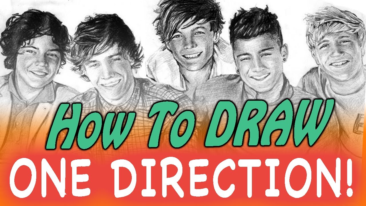 1280x720 How To Draw One Direction! Easy - One Direction Sketch