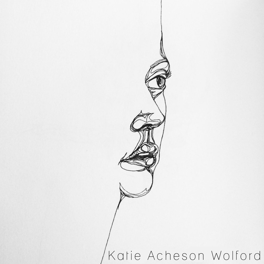 1000x1000 Continuous Line Katie Acheson Wolford - One Line Sketch