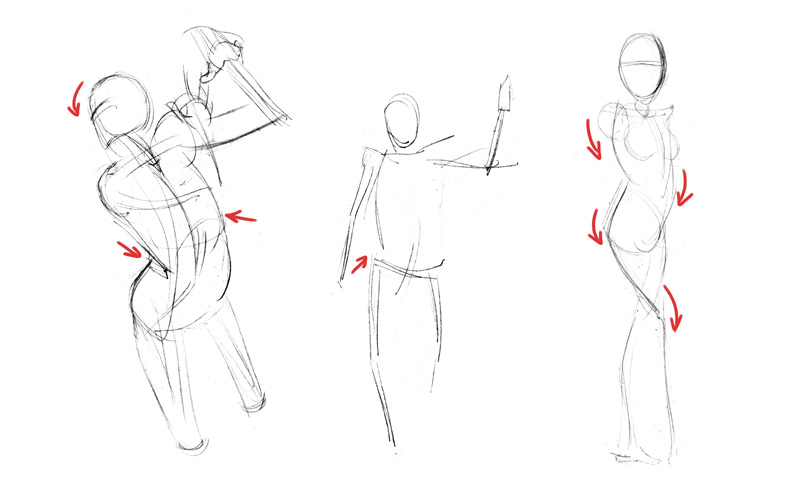 800x497 Elements Of Gesture - One Motion Sketch