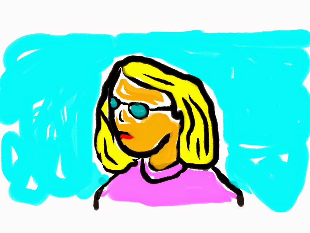 1024x768 Art By Ray One Motion Painting - One Motion Sketch