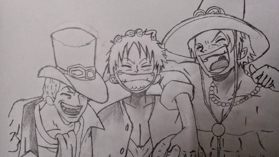 960x540 One Piece Sketch Drawing Steemit - One Piece Sketch