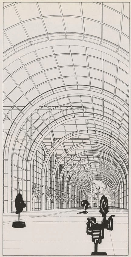 432x847 Beyond Architectural Illustration Perspective - One Point Perspective Room Sketch