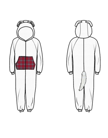 350x450 West Highland Terrier Onesie - Onesie Sketch