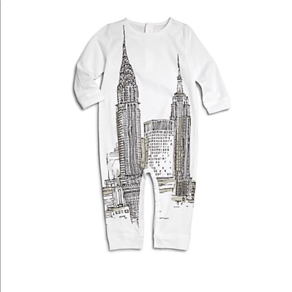 580x580 Burberry One Pieces Baby New York City Sketch Onesie Poshmark - Onesie Sketch