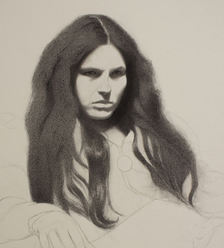 450x499 How To Draw Hair - Only Sketch