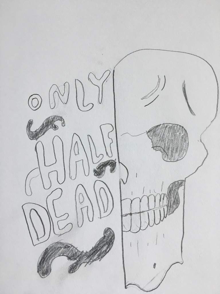 768x1024 Only Half Dead Supernatural Amino - Only Sketch