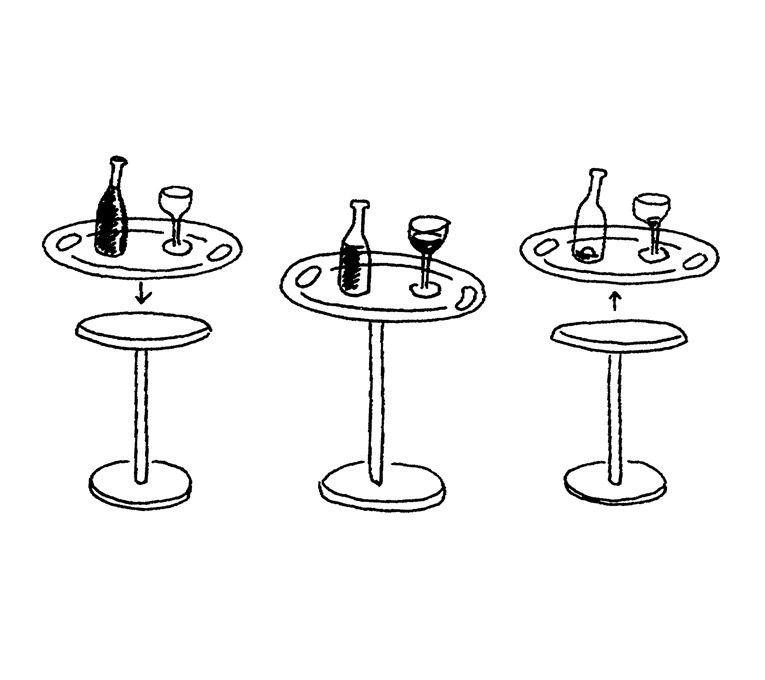 765x680 Design Is Fine. Jasper Morrison, Op La Table, Sketch, 1998. - Op Sketch